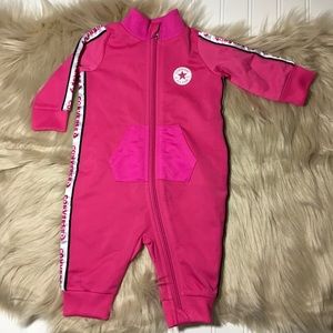 Baby Girl Converse coverall